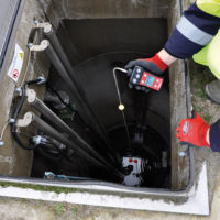 Uso de OLLI en arqueta de aguas residuales