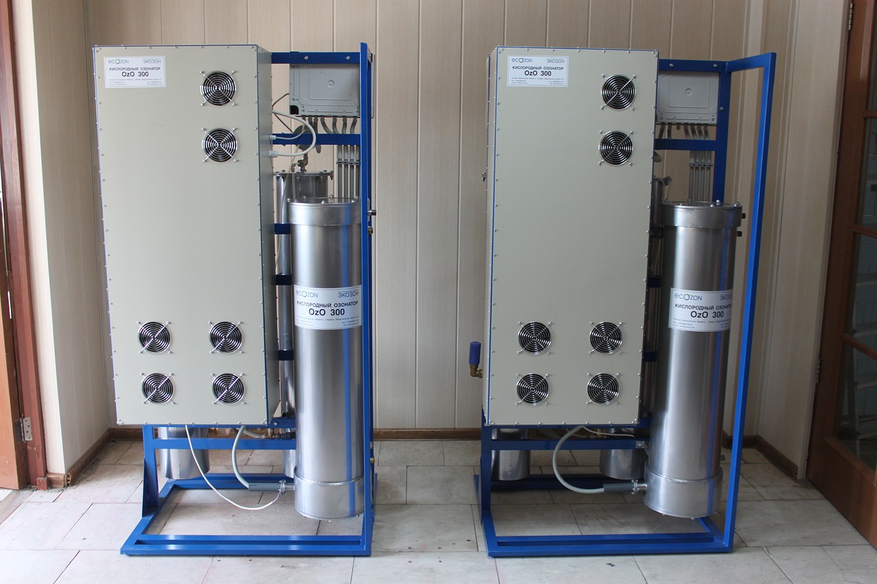 Maquina de ozono para la desinfección de tuberías de agua potable