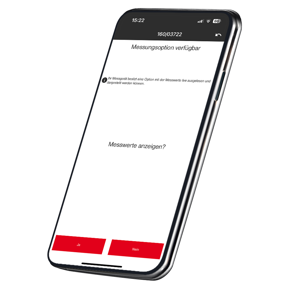 Smartphone Live Messung