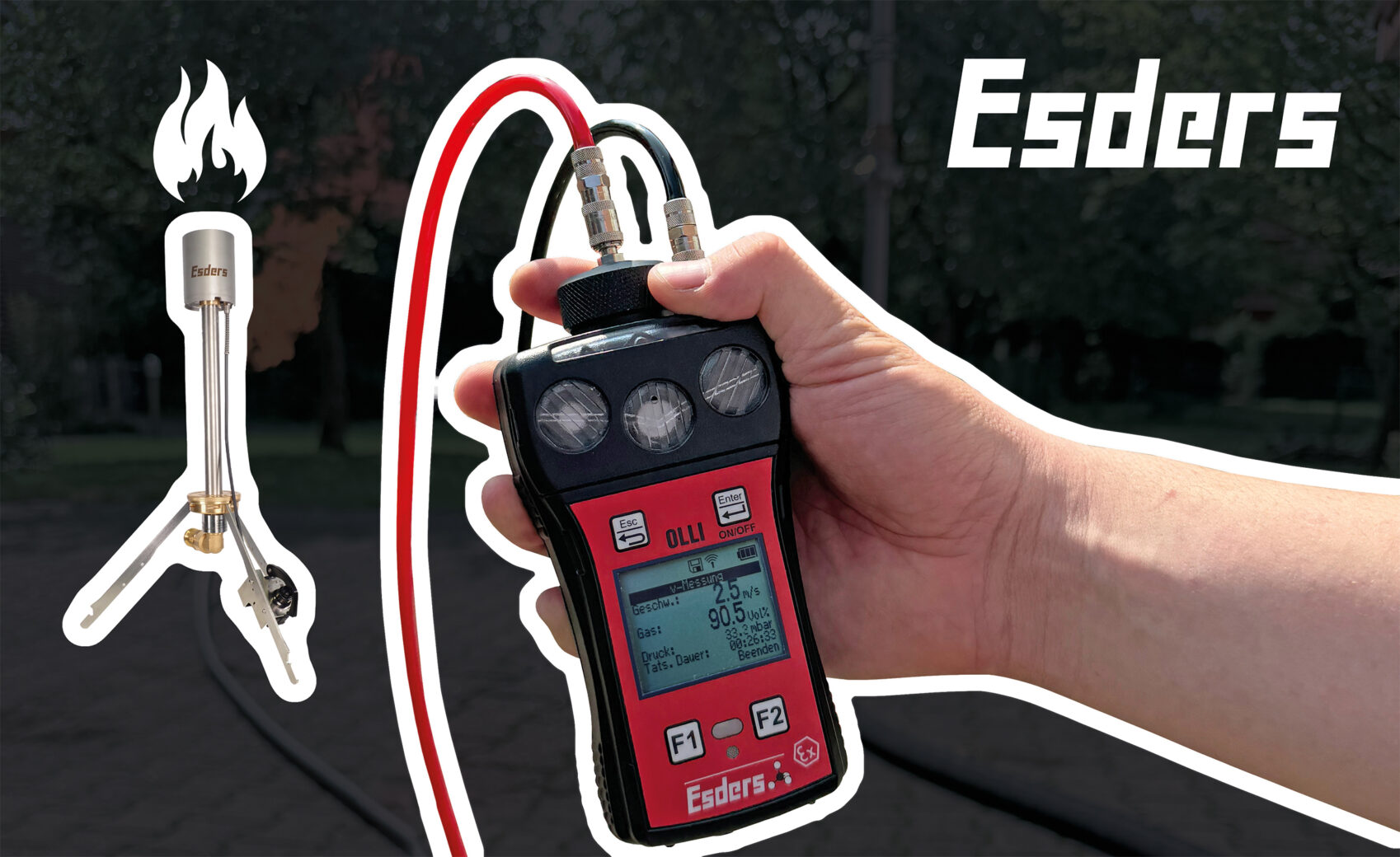 Análisis de emisiones de gases con tecnología de Esders