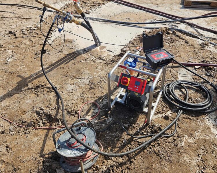 Prueba de estanqueidad de sondas geotérmicas